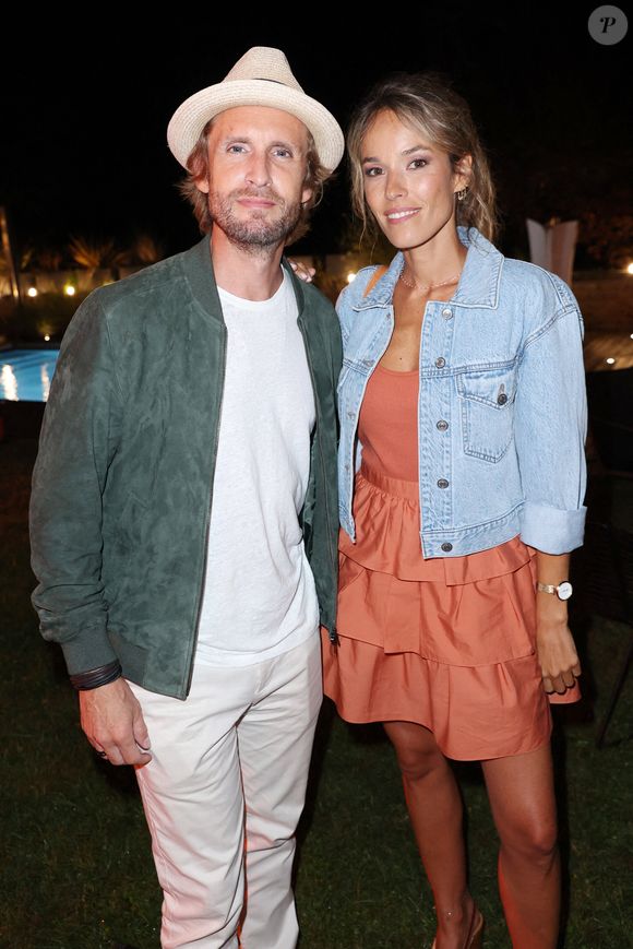 Exclusif - Philippe Lacheau et Elodie Fontan assistent au Cocktail Rothschild dans le cadre du 16ème Festival du Film d'Angoulême à Angoulême, le 26 août 2023, France. Photo by Jerome Domine/ABACAPRESS.COM