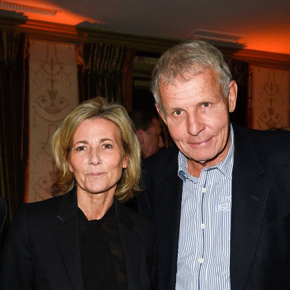 Exclusif - Claire Chazal et Patrick Poivre d'Arvor (PPDA) - Dîner pour le lancement du fond "Enfants à Coeur - Mireille Darc" au profit de La Chaîne de l'Espoir au Pavillon Ledoyen à Paris. Le 29 novembre 2017. © Olivier Borde-Coadic Guirec / Bestimage 