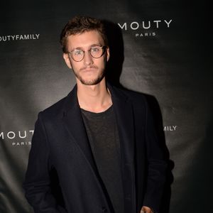 Jean-Baptiste Maunier - Lancement de la première collection 100% masculin de la marque "Mouty" à l'Arc à Paris le 24 septembre 2018. © Rachid Bellak/Bestimage
