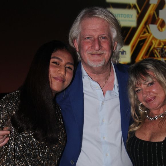 Exclusif - Patrick Sébastien, sa fille Lily lors de la soirée des trente ans des Trophées de la nuit au Carrousel du Louvre à Paris le 13 janvier 2025.

© Philippe Baldini / Bestimage