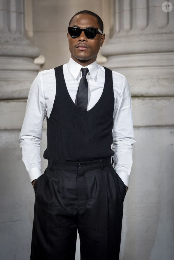 Steve Lacy - Photocall du défilé Saint Laurent  "Collection Masculine Prêt-à-Porter Automne/Hiver 2025-2026" lors de la Fashion Week de Paris (PFW) le 28 janvier 2025 © Olivier Borde /Bestimage