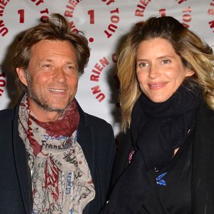 Laurent Delahousse et sa compagne Alice Taglioni (enceinte) lors d'une visite privée et d'un dîner de gala caritatif donné en faveur des actions de l'association "Un Rien C'est Tout" au musée Rodin à Paris, France. © Veeren/Bestimage