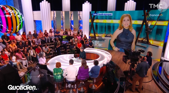 Delphine Ernotte parle du départ d'Anne-Sophie Lapix dans "Quotidien".