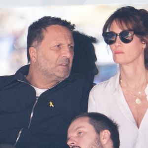 Arthur et Mareva Galanter assistent aux Internationaux de France 2024 à Roland Garros le 9 juin 2024 à Paris, France. Photo by Laurent Zabulon/ABACAPRESS.COM