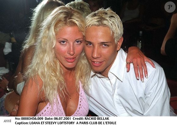 Loana et Steevy à Paris. 
© RACHID BELLAK / BESTIMAGE