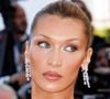 De luxueux diamants Chopard complétaient sa sublime tenue.

Bella Hadid - Montée des marches du film " Garance " lors du 79ème Festival International du Film de Cannes, le 17 mai 2026. © Jacovides-Moreau / Bestimage