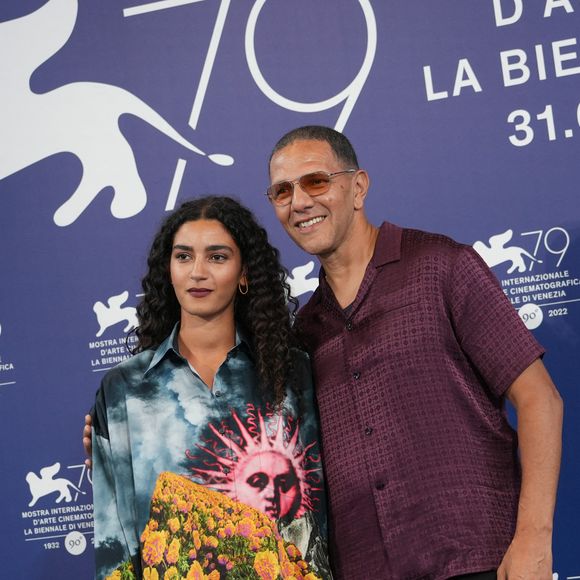 Roschdy et Nina Zem - Photocall de "Les Miens" au 79ème Festival International du Film de Venise, le 9 septembre 2022. 

© Bestimage