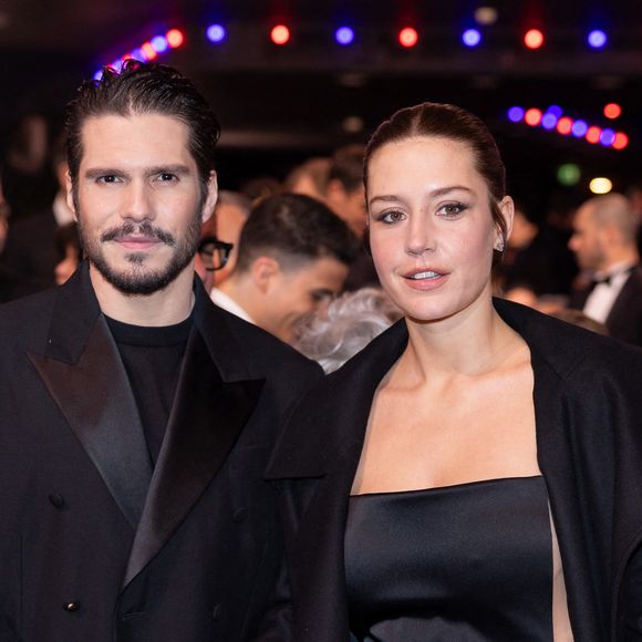 Adèle Exarchopoulos et son compagnon François Civil - Cérémonie de la 50ème édition de la cérémonie des César à l'Olympia à Paris, France, le 28 février 2025 © Dominique Jacovides - Olivier Borde / Bestimage