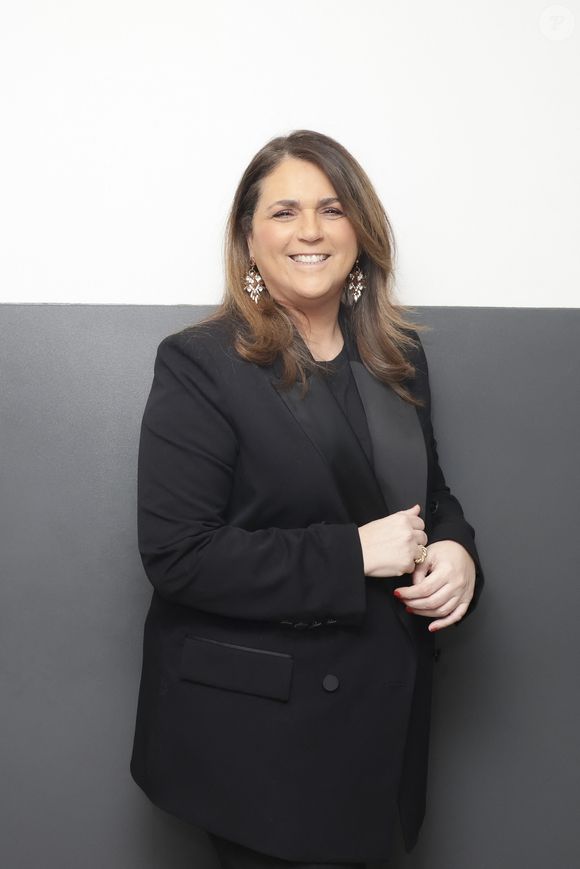 Exclusif - Valérie Bénaïm, en backstage de l’émission « TPMP » La dernière sur C8,  présentée par C.Hanouna et diffusée en direct sur C8, Paris, France, le 27 fevrier 2025. © Jack Tribeca / Bestimage