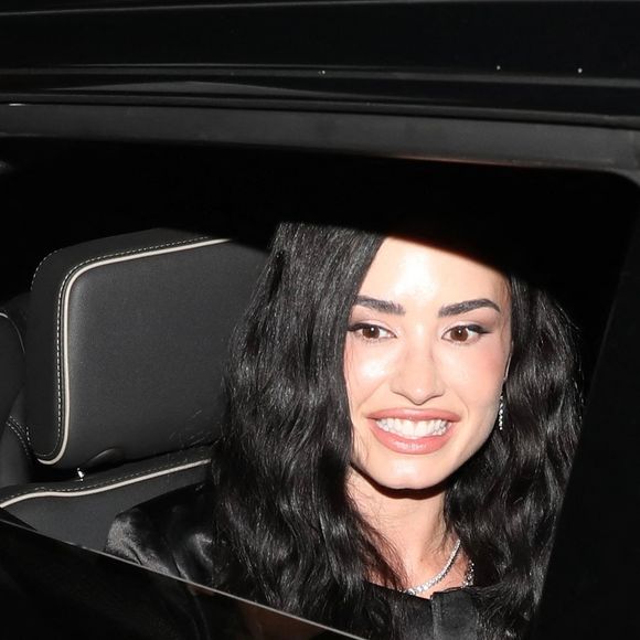 Demi Lovato a été aperçue quittant l'after-party de Charli XCX, sortant alors que la célébration se terminait après la première de "The Moment". @Backgrid USA / Bestimage