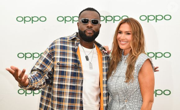 Gims et Vitaa au lancement de la nouvelle Série OPPO Reno6 5G avec le duo exclusif Gims et Vitaa à Paris le 9 Septembre 2021. 
© Veeren Ramsamy / Bestimage