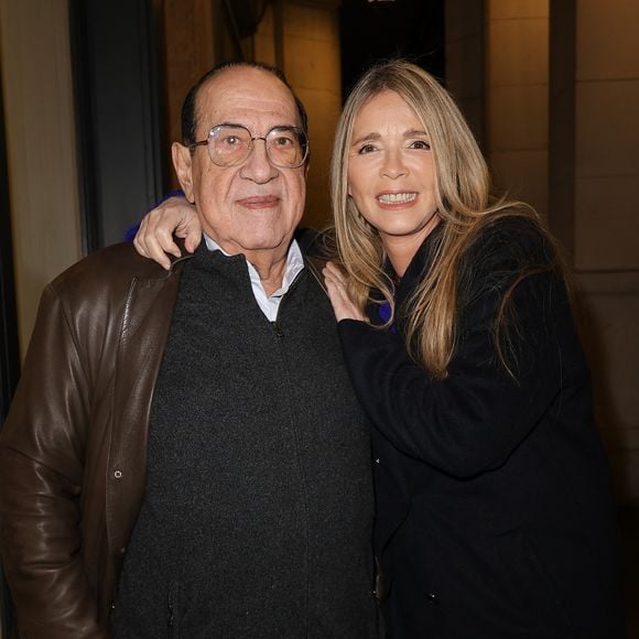 Jean-Luc Azoulay et Hélène Rollès - Jacques Rouveyrollis à fêté ses 60 ans de Lumières au théâtre Edouard 7 à Paris le 14 décembre 2025. © Coadic Guirec / Bestimage