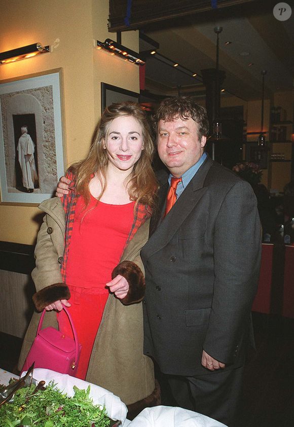Julie Depardieu et Dominique Besnehard en 1999 à Paris