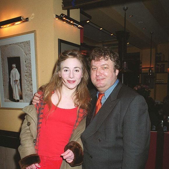 Julie Depardieu et Dominique Besnehard en 1999 à Paris