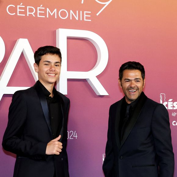 Jamel Debbouze et son fils Léon - Photocall des lauréats (press room) lors de la 49ème édition de la cérémonie des César à l’Olympia à Paris le 23 février 2024

© Dominique Jacovides / Olivier Borde / Bestimage