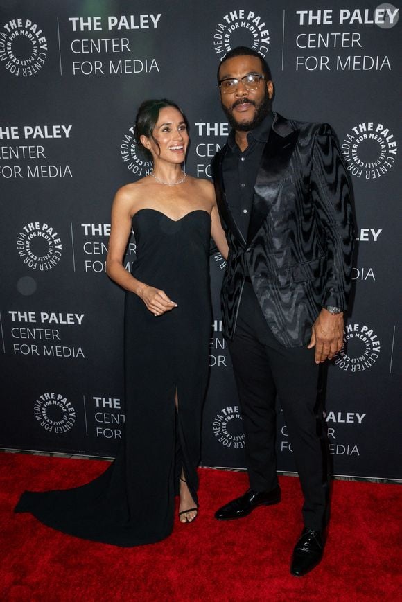 Meghan Markle, duchesse de Sussex, et Tyler Perry assistent au Paley Honors LA Honoring Tyler Perry au Beverly Wilshire A Four Seasons Hotel le 4 décembre 2024 à Los Angeles, CA, USA. Photo by Elyse Jankowski/SPUS/ABACAPRESS.COM