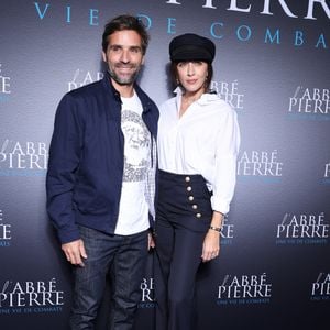 Arnaud Clément et Nolwenn Leroy lors de l'avant-première du film "L'Abbé Pierre - Une vie de combats" au cinéma UGC Normandie à Paris le 10 octobre 2023.
© Denis Guignebourg / Bestimage