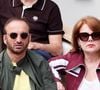 Michel Ferracci et Ariane Séguillon dans les tribunes lors des Internationaux de France de Tennis de Roland Garros 2025. Paris, le 1er Juin 2025. © Dominique Jacovides/Bestimage