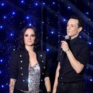 Alizée et son mari Grégoire Lyonnet - Tournage de l'émission "Tous au Moulin Rouge pour le Sidaction" au Moulin Rouge à Paris le 20 mars. L'émission sera diffusée sur France 2 le samedi 25 mars 2017 à 21h00. © Cyril Moreau - Dominique Jacovides / Bestimage