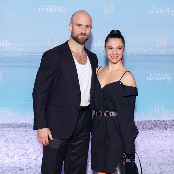 François Alu et Denitsa Ikonomova assistent au tapis rouge du 3e jour du 7e Festival Cineroman à Nice, France, le 1er octobre 2025. Photo by Shootpix/ABACAPRESS.COM