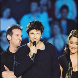 Le Groupe Noir Désir avec Bertrand Cantat aux Victoires de la musique en 2002. AGENCE / BESTIMAGE