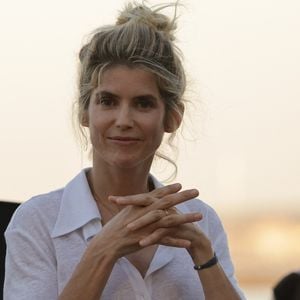 Alice Taglioni a donné son premier concert au piano aux côtés d’Hélène Berger dans le cadre du Cap Ferret Music Festival, le 11 juillet 2022, au Canon, à Légez-Cap-Ferret. Laurent Delahousse et Sarah Poniatowski étaient présents. Photo de Thibaud Moritz/ABACAPRESS.COM - POOL BESTIMAGE