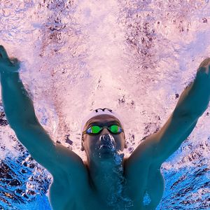 Leon Marchand de France participe à la demi-finale du 200 mètres quatre nages et bat le record du monde lors de la 20e journée des Championnats du monde de natation le 30 juillet 2025 à Singapour. Photo de Joel Marklund/Bildbyran/ABACAPRESS.COM