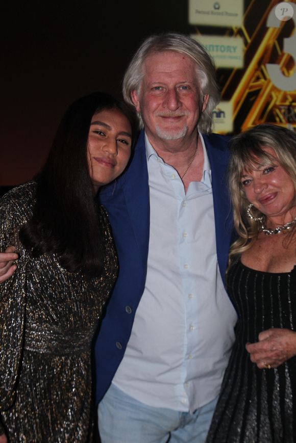 Exclusif - Patrick Sébastien, sa fille Lily lors de la soirée des trente ans des Trophées de la nuit au Carrousel du Louvre à Paris le 13 janvier 2025.

© Philippe Baldini / Bestimage