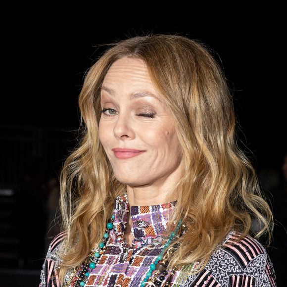 Vanessa Paradis - Front Row au deuxième défilé de mode Haute-Couture Chanel au Grand Palais Éphémère lors de la Fashion Week Printemps-été 2023 de Paris, France, le 24 janvier 2023. © Olivier Borde/Bestimage