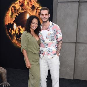 Christina Milian et son mari M Pokora (Matt Pokora) à la première du film "Jurassic World Dominion" à Los Angeles, le 6 juin 2022. © Broadimage / Bestimage