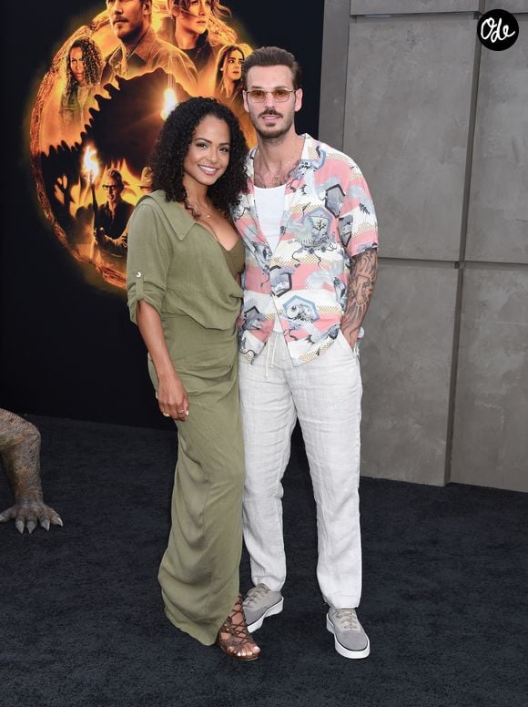Christina Milian et son mari M Pokora (Matt Pokora) à la première du film "Jurassic World Dominion" à Los Angeles, le 6 juin 2022. © Broadimage / Bestimage