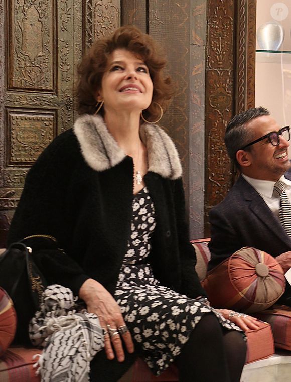 Exclusif - Fanny Ardant , invitée par l'institut français,  donne une représentation de "Hiroshima mon amour" au théâtre Al-Bustan à Beyrouth le 28 février 2019. Le 27 février un dîner était donné par le cercle des amis de la culture française à la résidence des pins. L'actrice s'est également rendue au musée Sursock, musée d'art moderne de la ville. Fanny Ardant est venue au Liban à l’invitation de l’institut français du Liban. Marraine du dîner de gala organisé par l’ambassadeur, ce dîner de mécénat a pour but der récolter des fonds pour financer les actions culturelles de l’institut français au Liban.C’était son 2e voyage au Liban, elle était déjà venue dans les années 90 avec G. Depardieu au festival de Baalbeck .