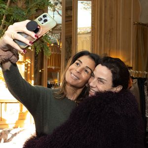 Exclusif - Sandra Sisley - Présentation de la nouvelle collection de la marque Oud automne/hiver 2025-2026 dans les salons des restaurants Lafayette à Paris. Le 3 février 2025.
© Jeremy Melloul / Bestimage