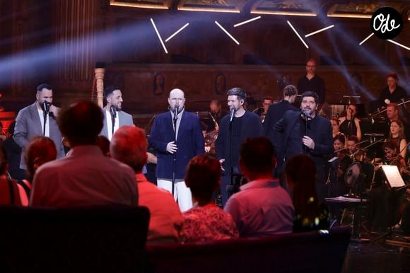 Exclusif - Patrick Fiori, lors de l'enregistrement de l'émission "Le Grand Echiquier - Méditerrannée" présentée par A.Manoukian et C.Chazal et diffusée le 2 juillet 2026 sur France 2, à Versailles, France, le 1er juillet 2025. © Jack Tribeca/Bestimage