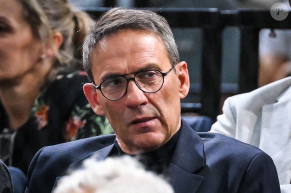 Julien Courbet - People dans les tribunes de la demi-finale de l'Open Rolex Paris Masters à l'Accor Arena entre N. Djokovic contre A. Rublev le 4 Novembre 2023. © Matthieu Mirville/Bestimage