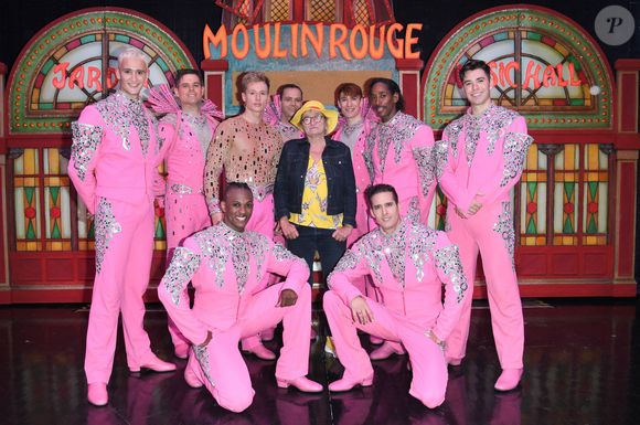 Exclusif - Christine Bravo - People à la soirée de réouverture du Moulin Rouge à Paris le 10 septembre 2021.
© Coadic Guirec / Bestimage