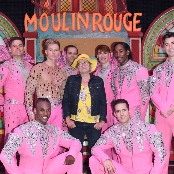 Exclusif - Christine Bravo - People à la soirée de réouverture du Moulin Rouge à Paris le 10 septembre 2021.
© Coadic Guirec / Bestimage