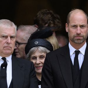 Le prince Andrew arrive à la messe de Requiem de la duchesse de Kent, à la cathédrale de Westminster, dans le centre de Londres. Photo by PA Photo/ Bestimage