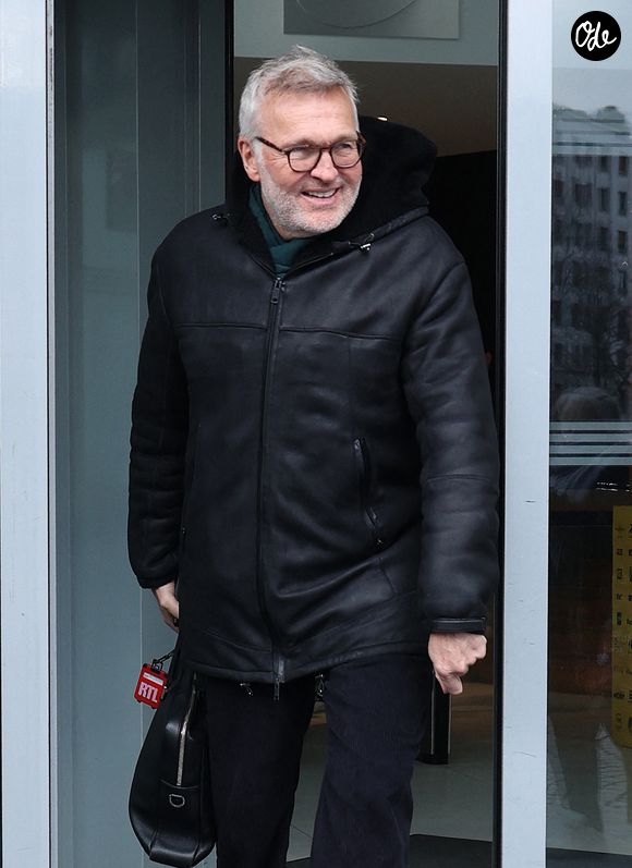 Laurent Ruquier quitte les studios de RTL à Neuilly sur Seine, le 9 janvier 2025. Agence / Bestimage