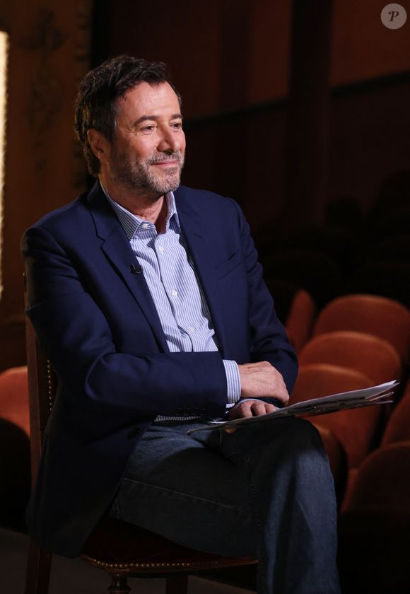 Exclusif - Felix Radu lors de l'enregistrement de l'émission "Olympiascope" au théâtre Antoine, présentée par B.Montiel et diffusée le 24 juillet 2025, à Paris, le 18 février 2025. 
© Denis Guignebourg / Bestimage