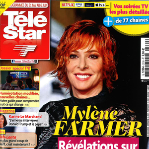 Téléstar du 31 mai 2025 avec Mylène Farmer ©Télé Star