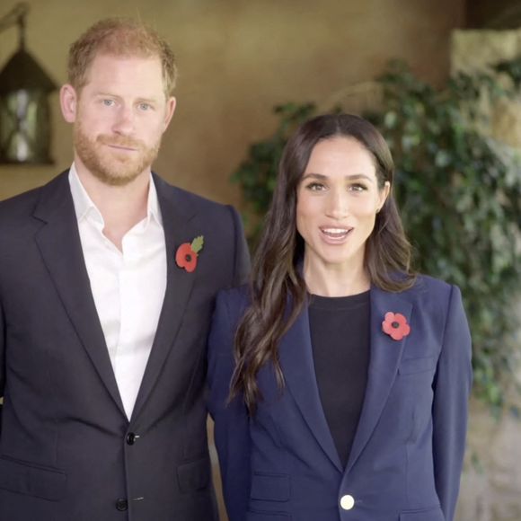 Les membres de la famille royale britannique auto-exilés, le prince Harry et Meghan Markle (duc et duchesse de Sussex), sont apparus ensemble pour la première fois en trois mois dans une nouvelle vidéo. - Picture MUST credit: Cancilleria Columbia