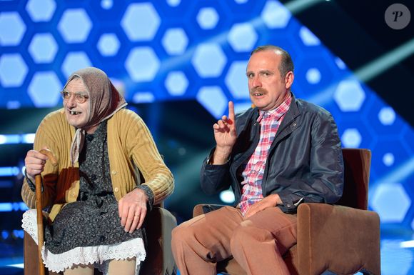 Exclusif - Les Bodin's (Vincent Dubois et Jean-Christian Fraiscinet) - Enregistrement de l'émission "Le Grand Show de l'humour" présentée par M.Drucker au Palais des Sports à Paris. Le 15 mai 2017. L'émission sera diffusée le samedi 20 Mai sur France 2. © Coadic Guirec/ Bestimage
