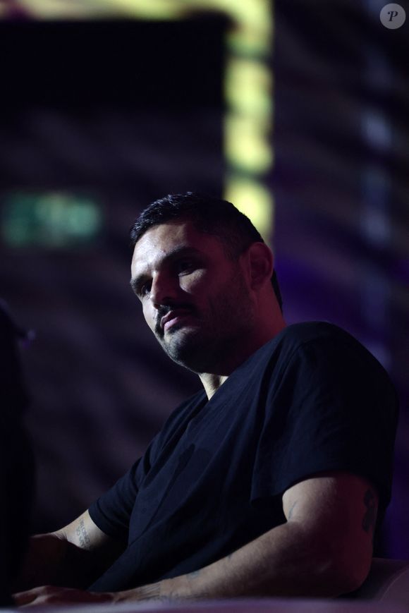 Florent Manaudou en conférence lors du 49ème Congrès Sélectour à l'hôtel Grand Hyatt à Doha au Qatar. Le 28 novembre 2024