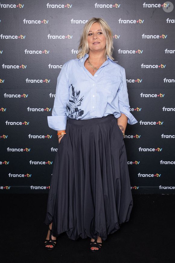 Flavie Flament assiste à la conférence de presse de France TV le 04 septembre 2024 à Paris, France. Photo par Nasser Berzane/ABACAPRESS.COM