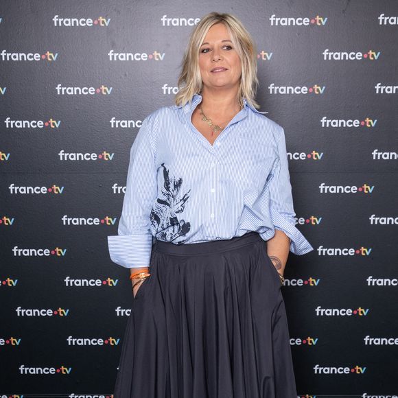 Flavie Flament assiste à la conférence de presse de France TV le 04 septembre 2024 à Paris, France. Photo par Nasser Berzane/ABACAPRESS.COM
