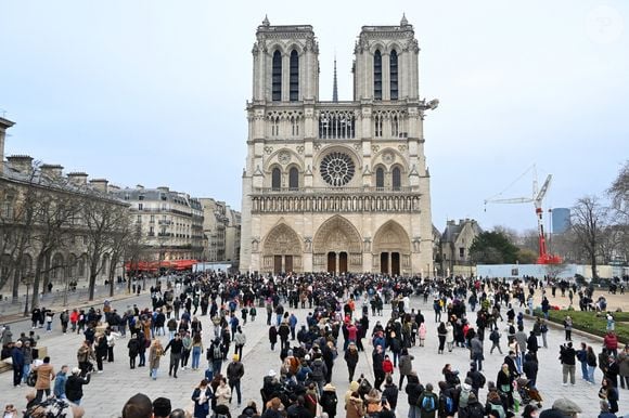 Notre-Dame de Paris, le 14 décembre 2024.  © Andrea Renault / Zuma Press / Bestimage