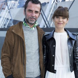 Marina Foïs et Eric Lartigau - People au défilé Louis Vuitton prêt-à-porter collection Automne-Hiver 2015-2016 à Paris, le 11 mars 2015. OLIVIER BORDE / BESTIMAGE