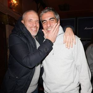 Exclusif - Medi Sadoun, Ary Abittan - Célébrités assistent au spectacle "Authentique" de Ary Abittan à la Cigale à Paris les 18, 19, 22 et 23 février 2025. © Coadic Guirec/Bestimage