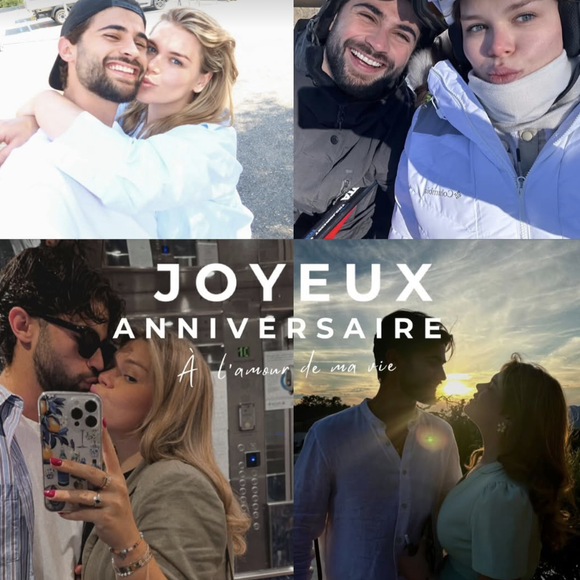 Sur Instagram, en story, elle a publié un montage regroupant six photos, dont la plupart sont en amoureux. 

Camille Gottlieb a partagé plusieurs clichés avec son compagnon à l'occasion de son anniversaire mardi 4 mars 2025